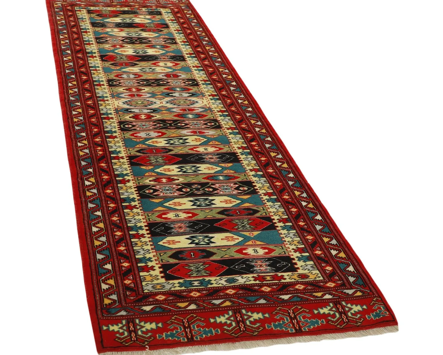 Torkaman Fine orientalisk matta 85 x 296 cm