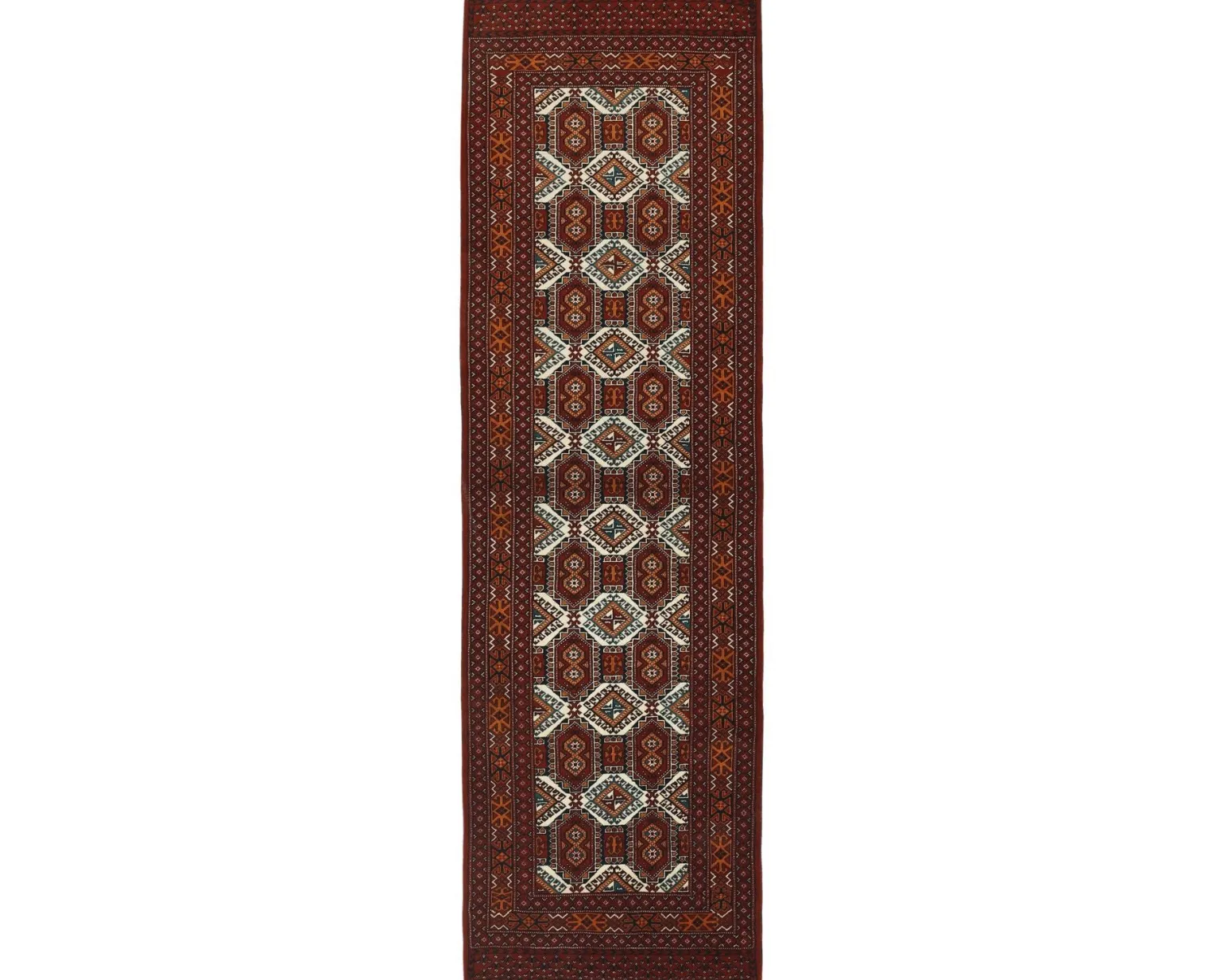 Torkaman Fine orientalisk matta 90 x 295 cm
