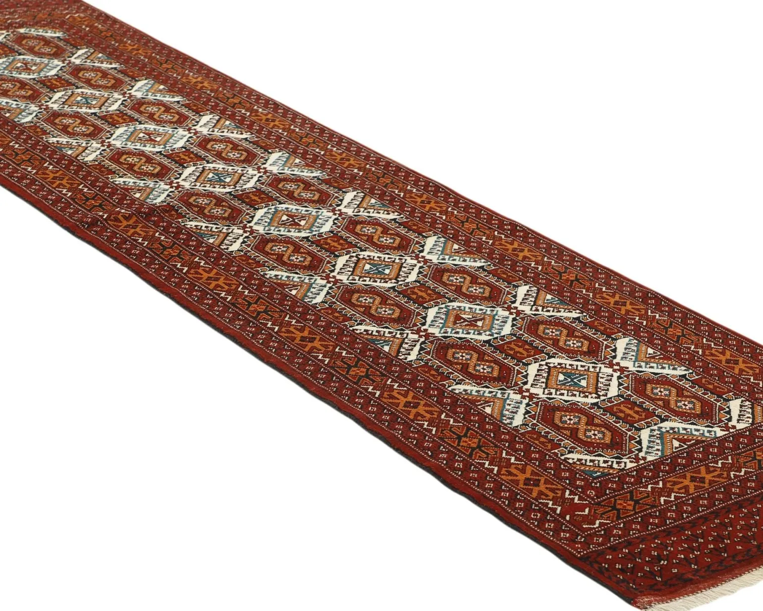 Torkaman Fine orientalisk matta 90 x 295 cm