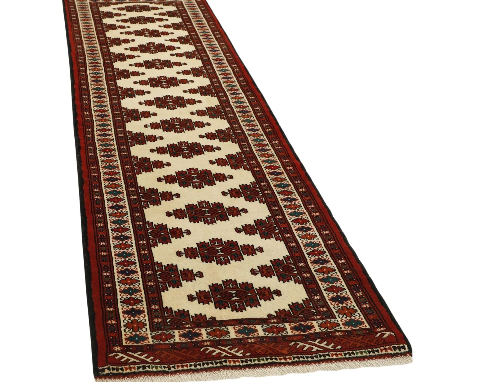 Torkaman Fine orientalisk matta 80 x 296 cm