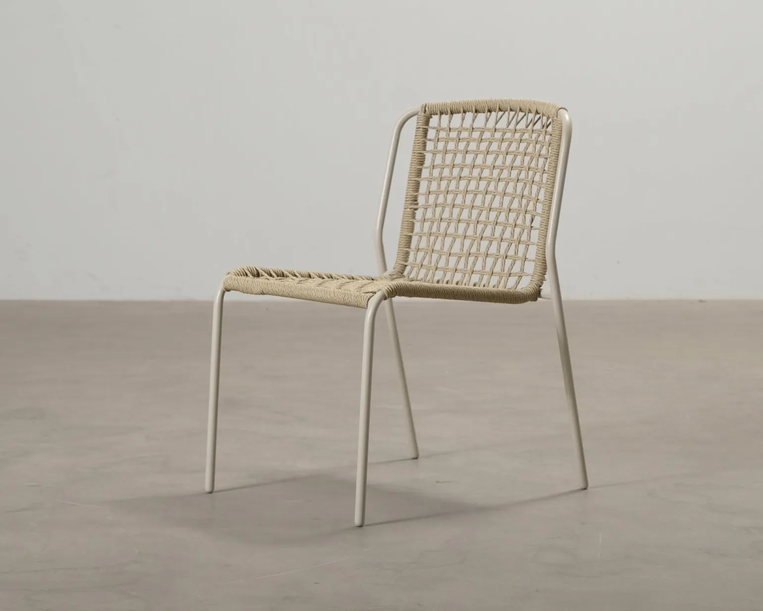Trädgårdsstol beige, set om 4