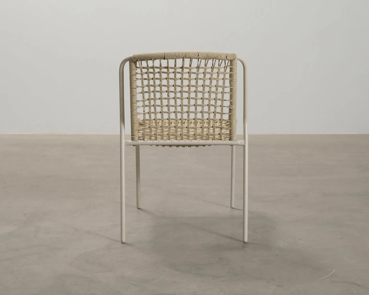 Trädgårdsstol beige, set om 4