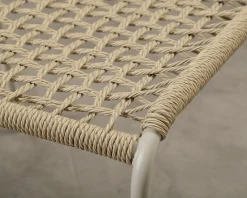 Trädgårdsstol beige, set om 4