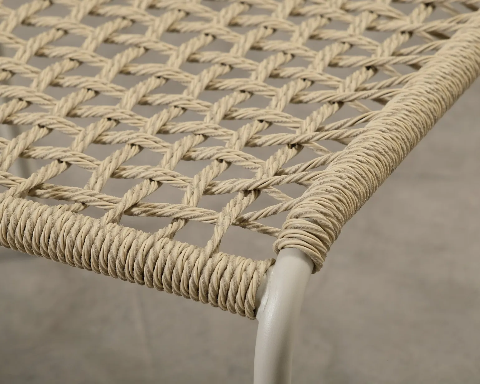 Trädgårdsstol beige, set om 4