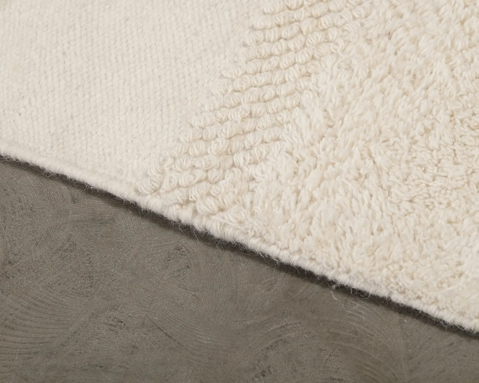 Ullmatta 160 x 225 cm naturvit
