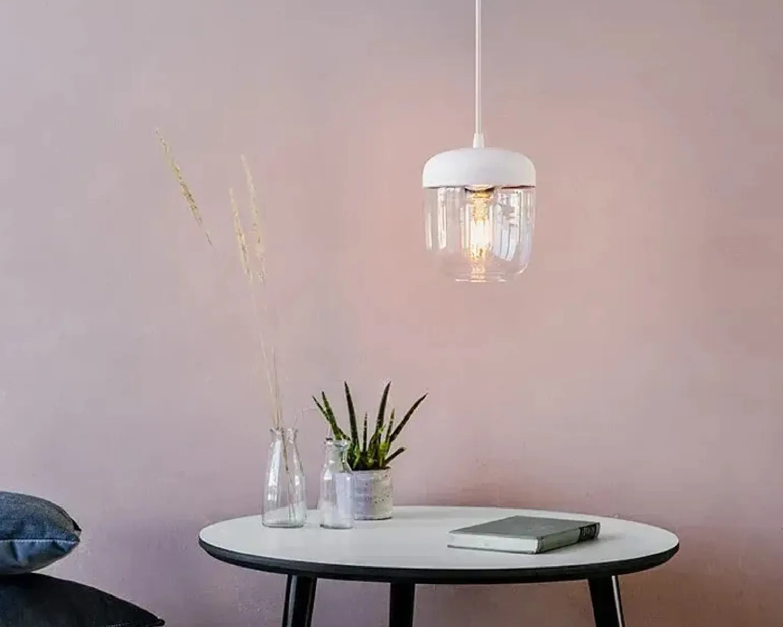 Umage Acorn lampskärm vit / polerad mässing