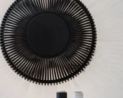 Umage Clava Up Wood Large vägglampa svart ek