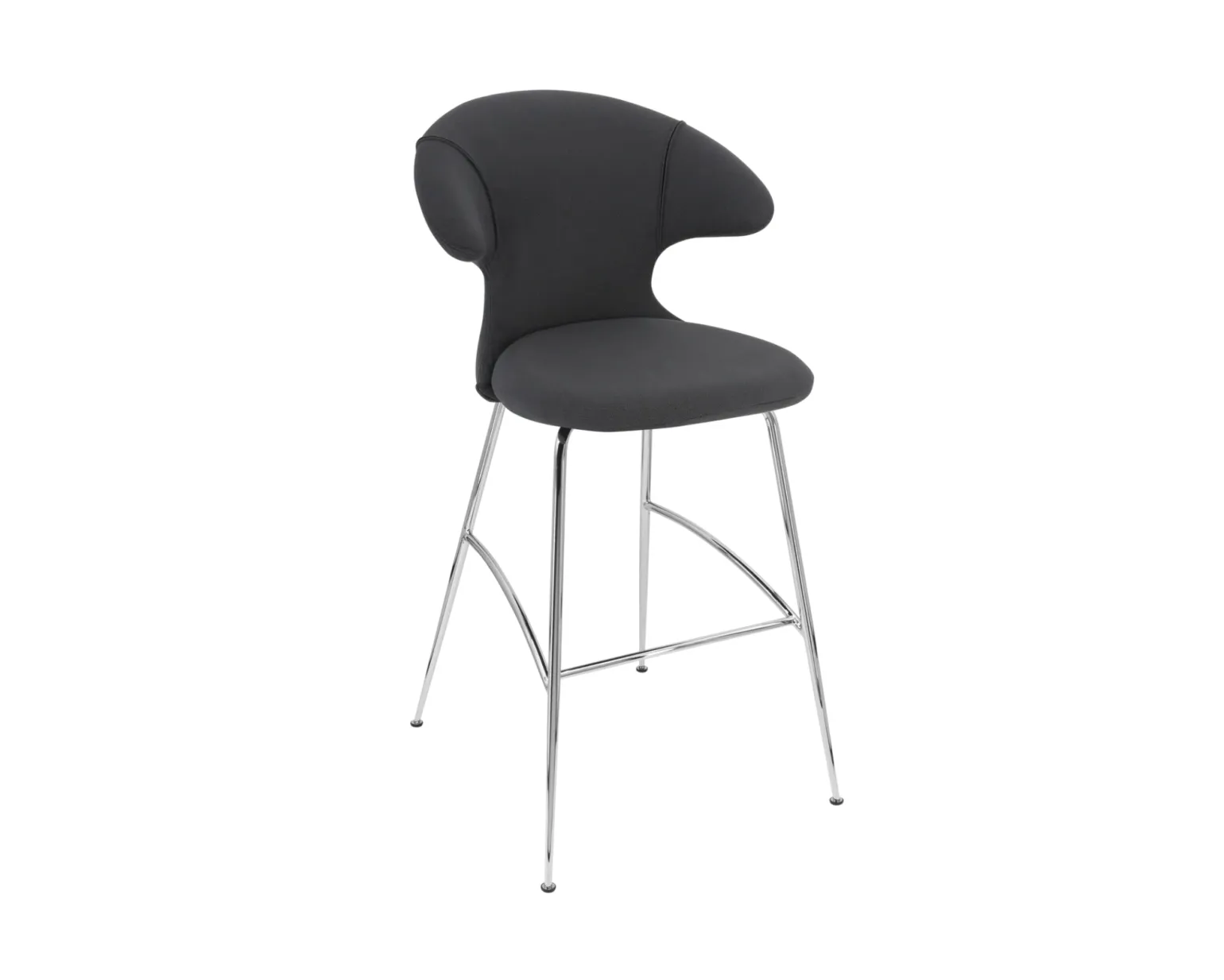 Umage Time Flies barstol 75 cm krom / Shadow