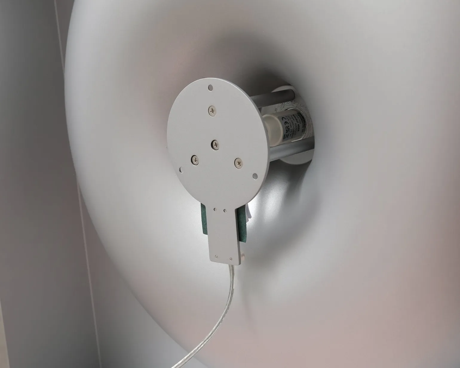Verpan Spiegel vägglampa aluminium