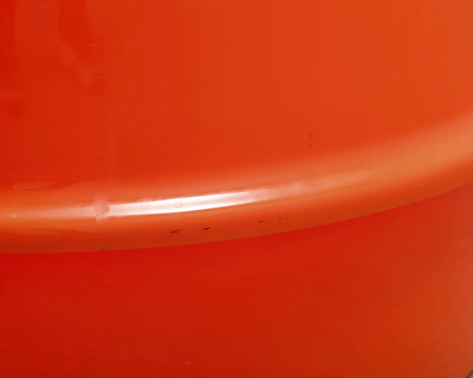 Verpan Verner Panton Ilumesa soffbord / lampa orange (vintage)
