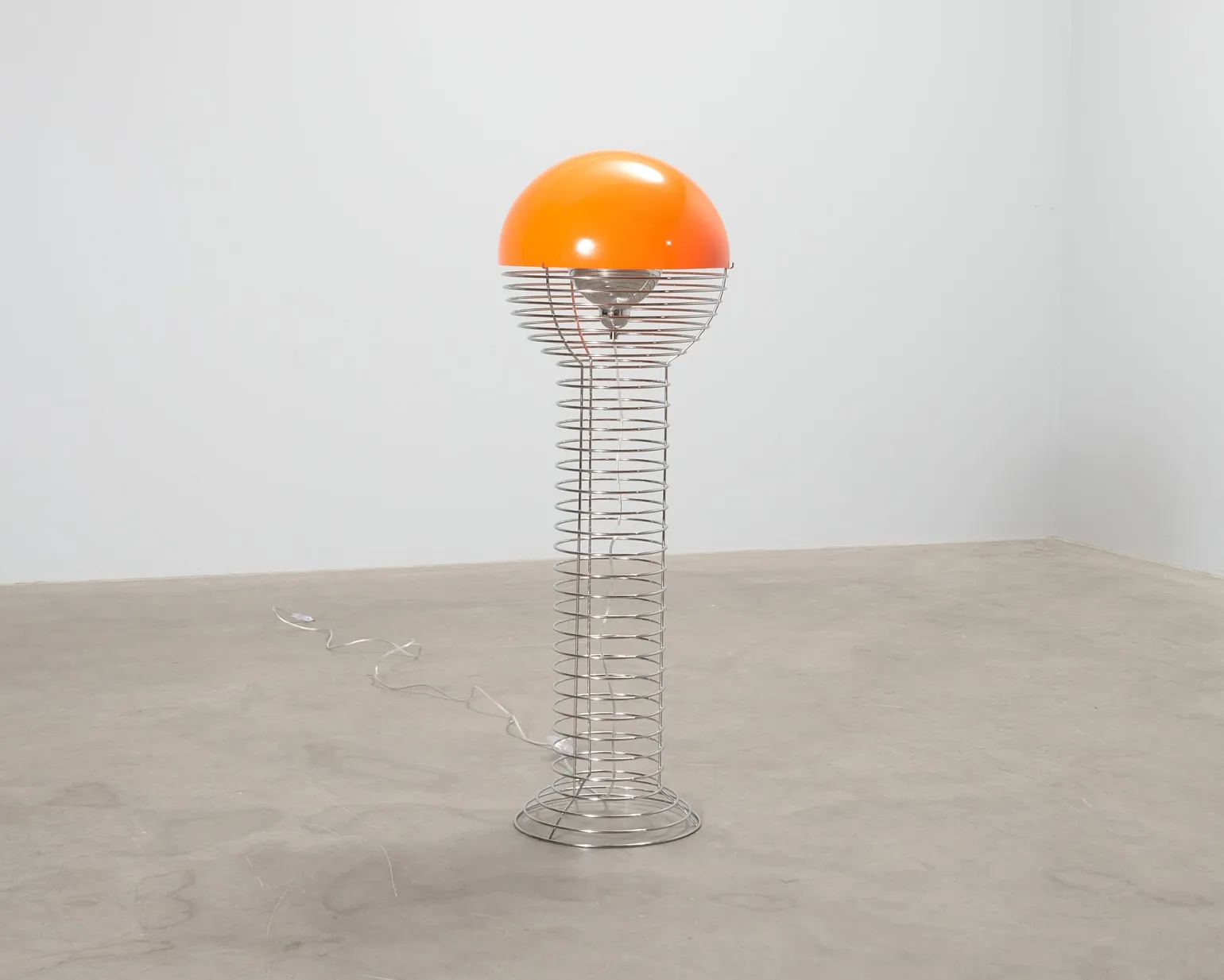Verpan Wire golvlampa orange