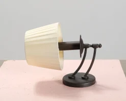 Vägglampa brun