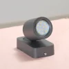 Vägglampa svart