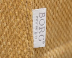Vintage Borg fåtölj gul