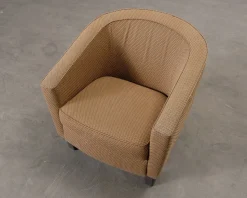 Vintage fåtölj brun