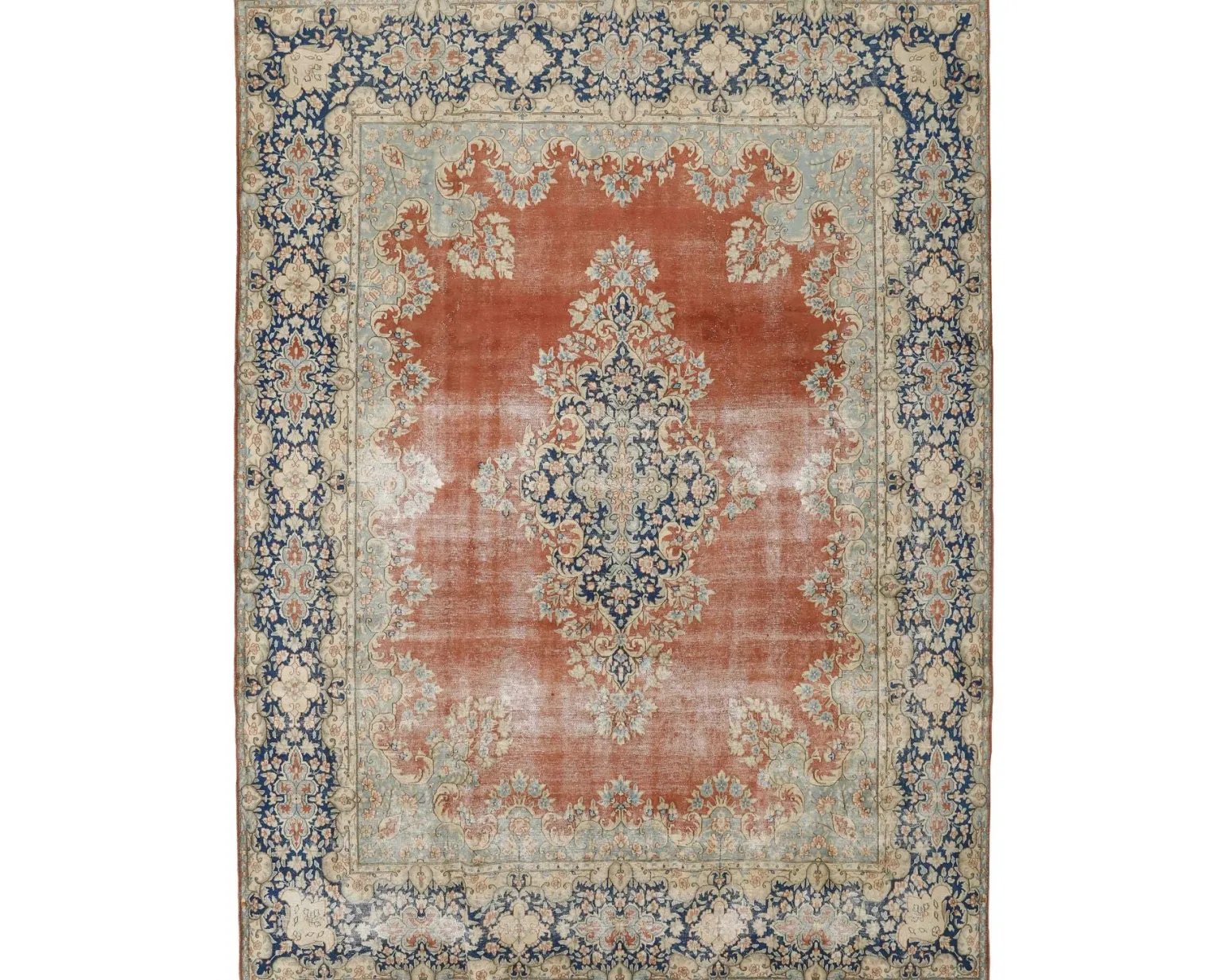 Vintage Kerman Fine orientalisk matta 307 x 407 cm