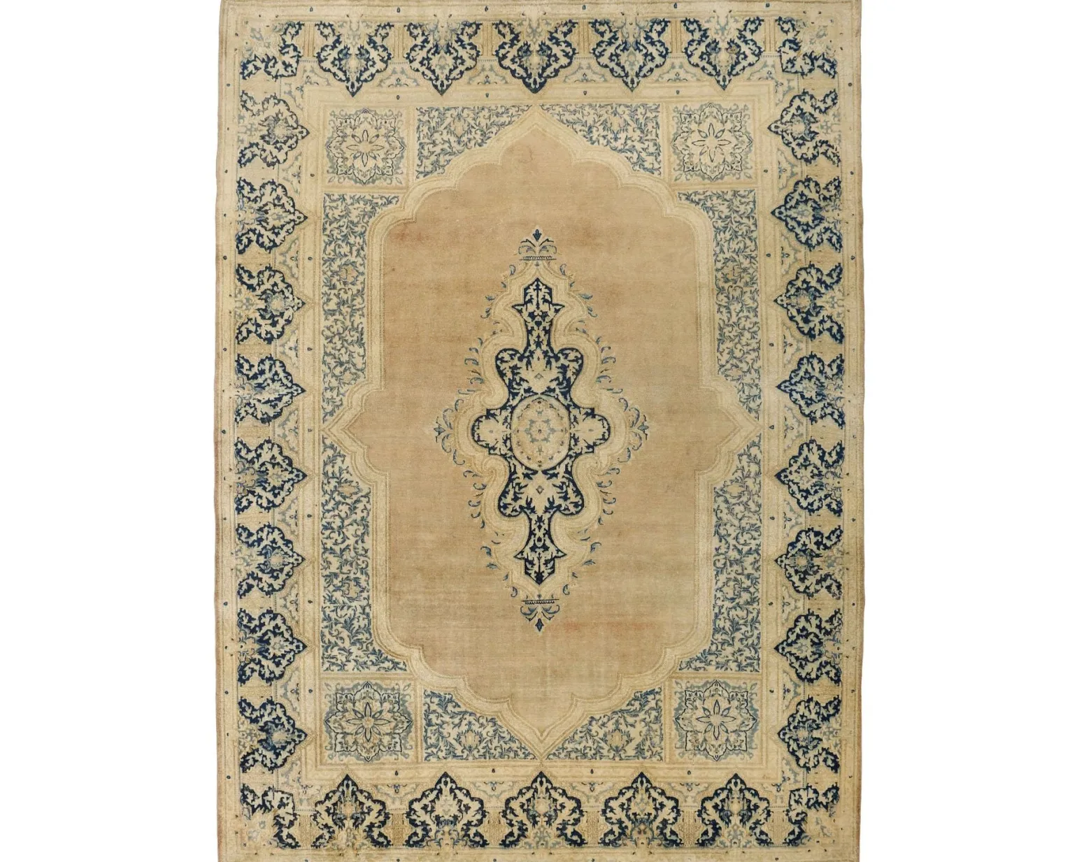 Vintage Kerman Fine orientalisk matta 270 x 367 cm