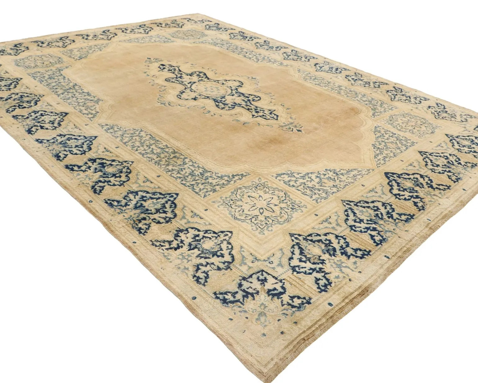Vintage Kerman Fine orientalisk matta 270 x 367 cm