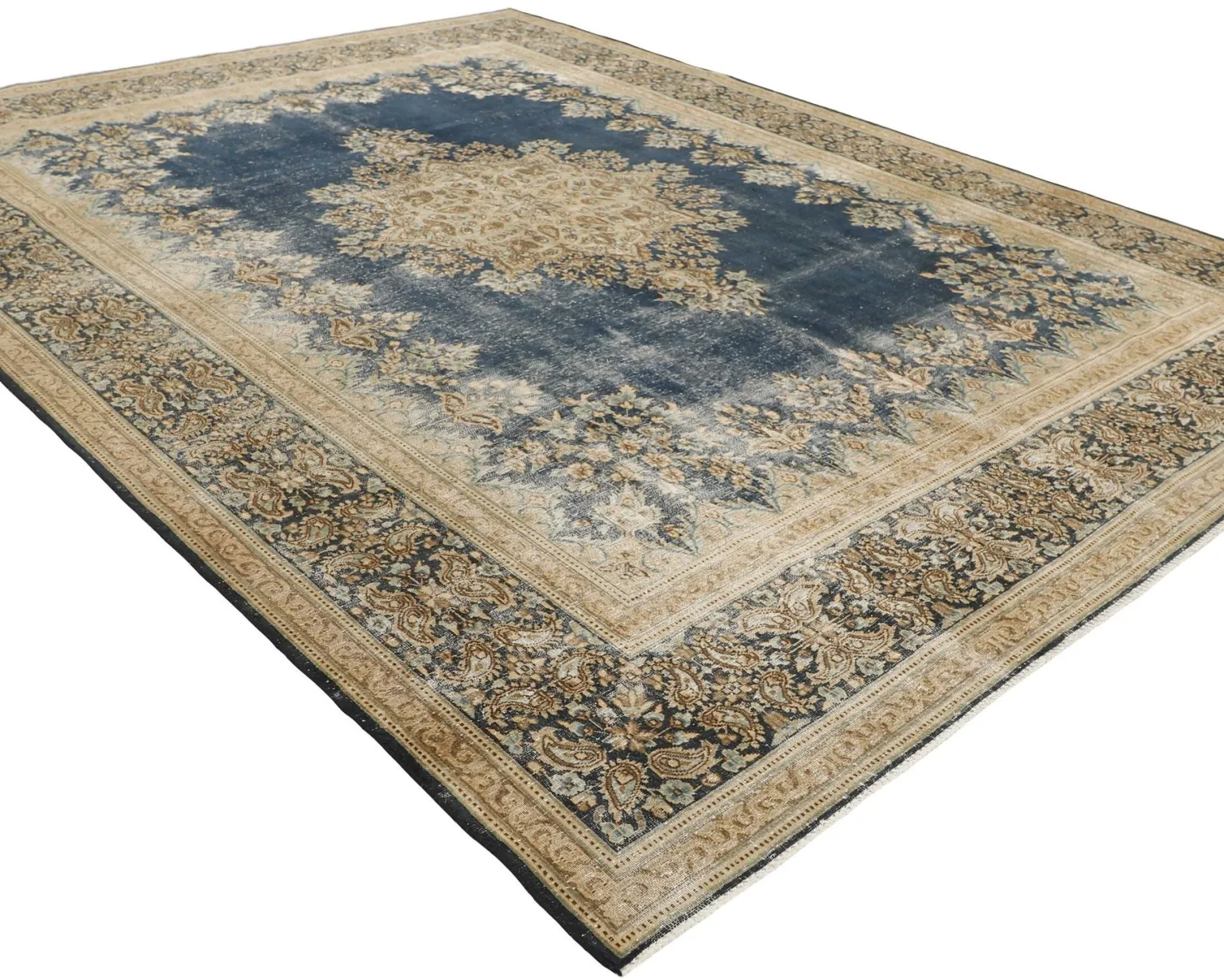 Vintage Kerman Fine orientalisk matta 290 x 390 cm
