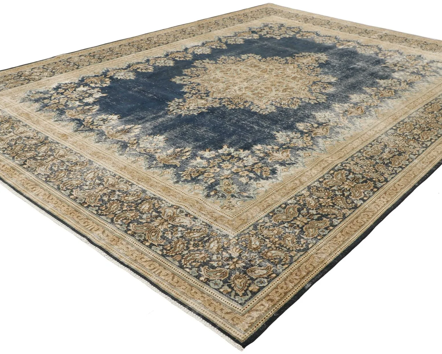 Vintage Kerman Fine orientalisk matta 290 x 390 cm