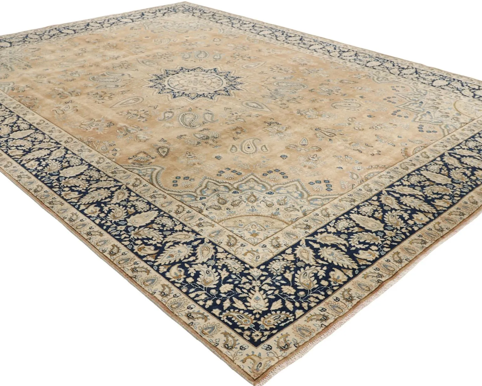 Vintage Kerman Fine orientalisk matta 294 x 415 cm