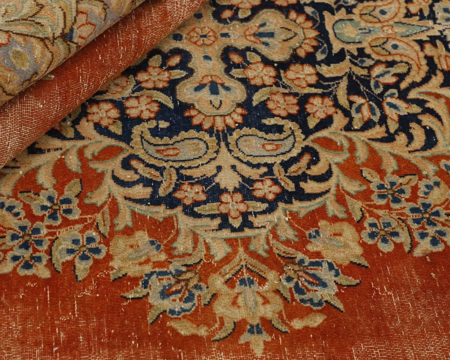 Vintage Kerman Fine orientalisk matta 230 x 312 cm