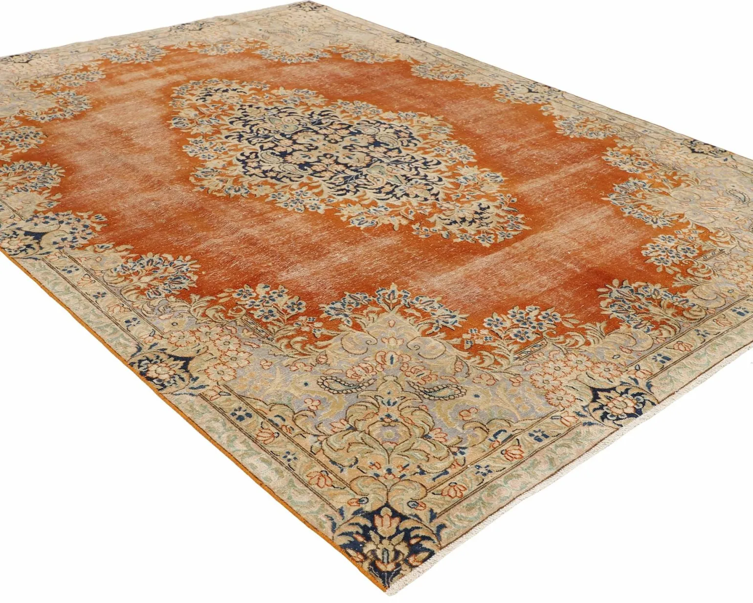 Vintage Kerman Fine orientalisk matta 230 x 312 cm
