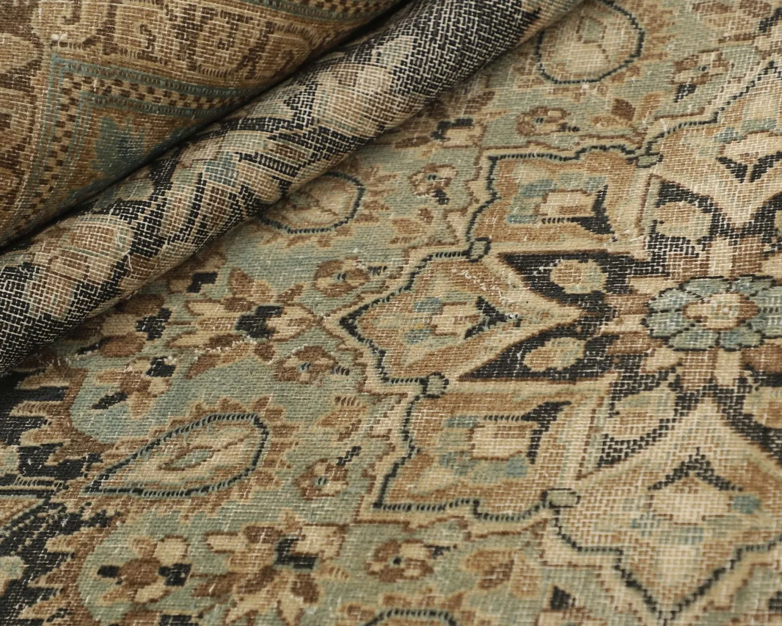 Vintage Kerman Fine orientalisk matta 254 x 346 cm