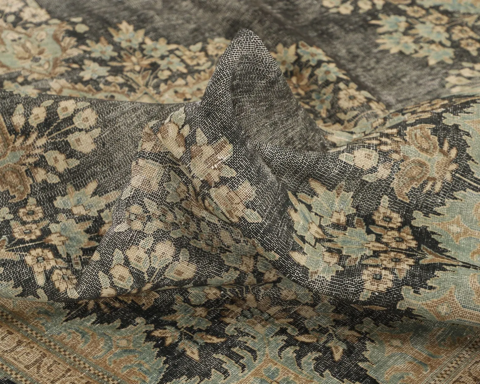 Vintage Kerman Fine orientalisk matta 254 x 346 cm