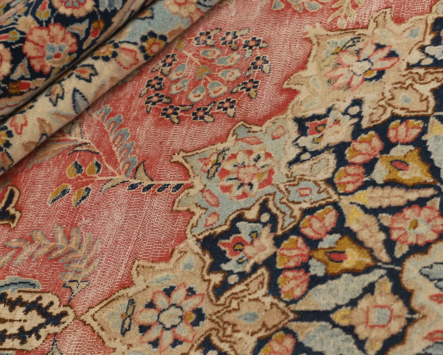 Vintage Kerman Fine orientalisk matta 342 x 478 cm