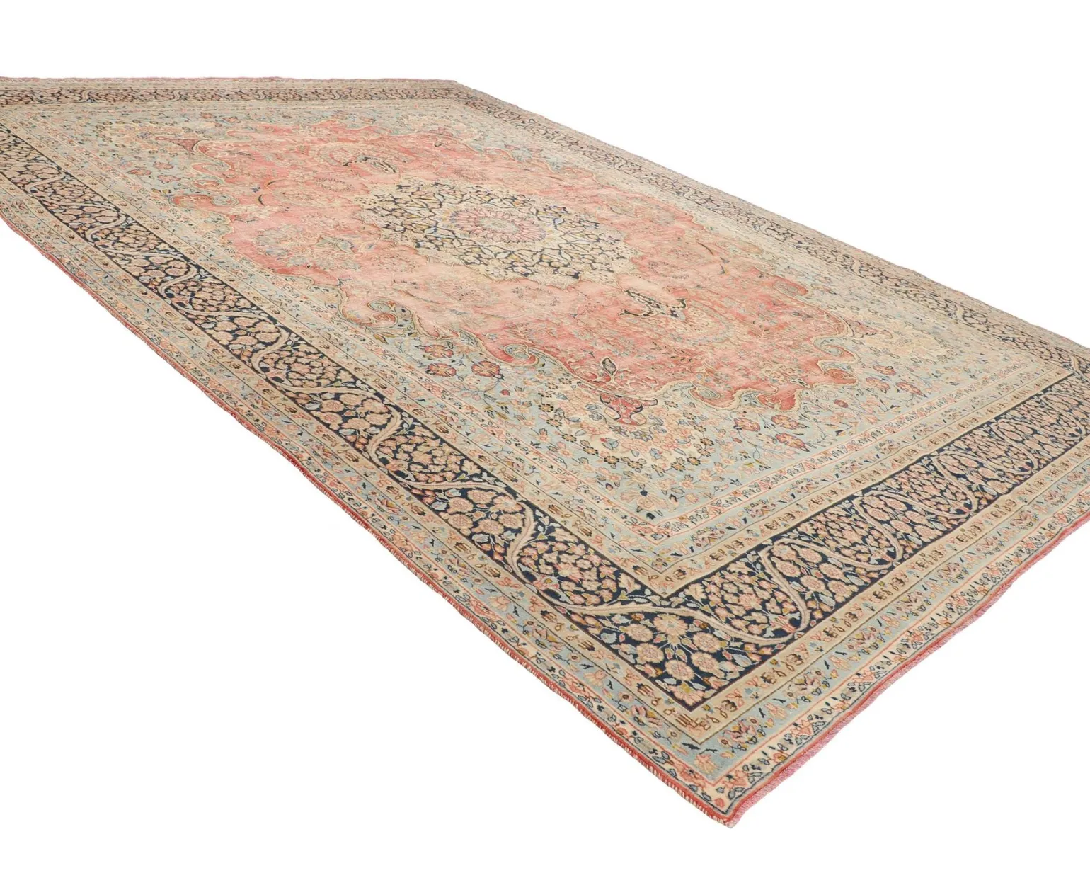 Vintage Kerman Fine orientalisk matta 342 x 478 cm
