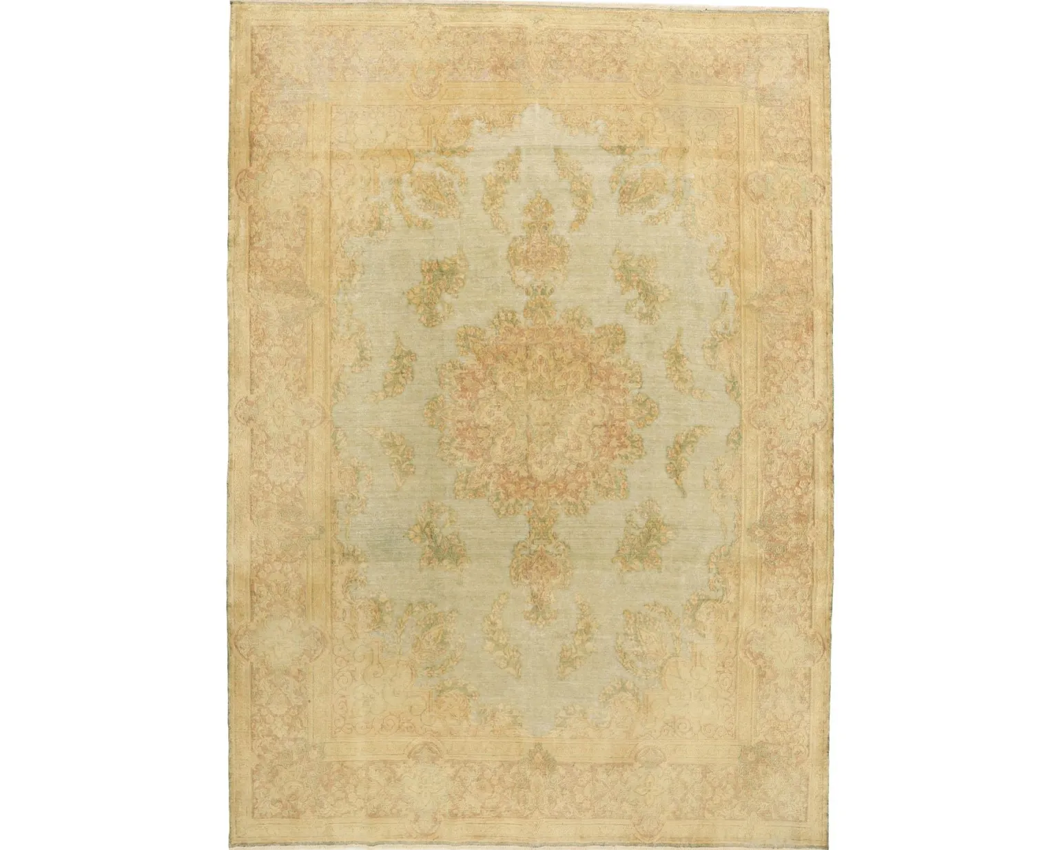 Vintage Kerman Fine orientalisk matta 253 x 345 cm