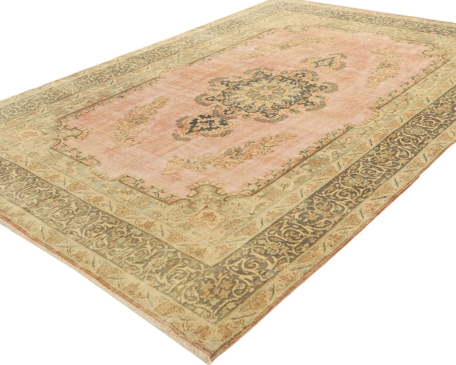 Vintage Kerman Fine orientalisk matta 223 x 311 cm