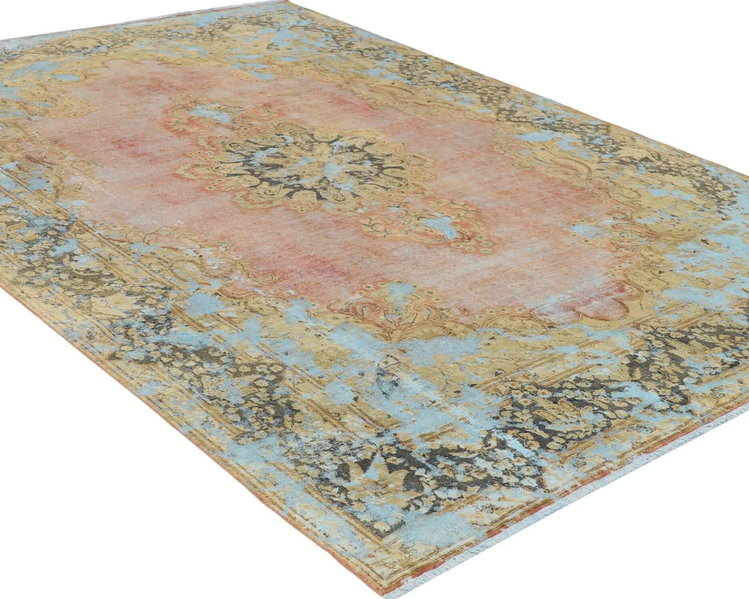 Vintage Kerman Fine orientalisk matta 215 x 306 cm