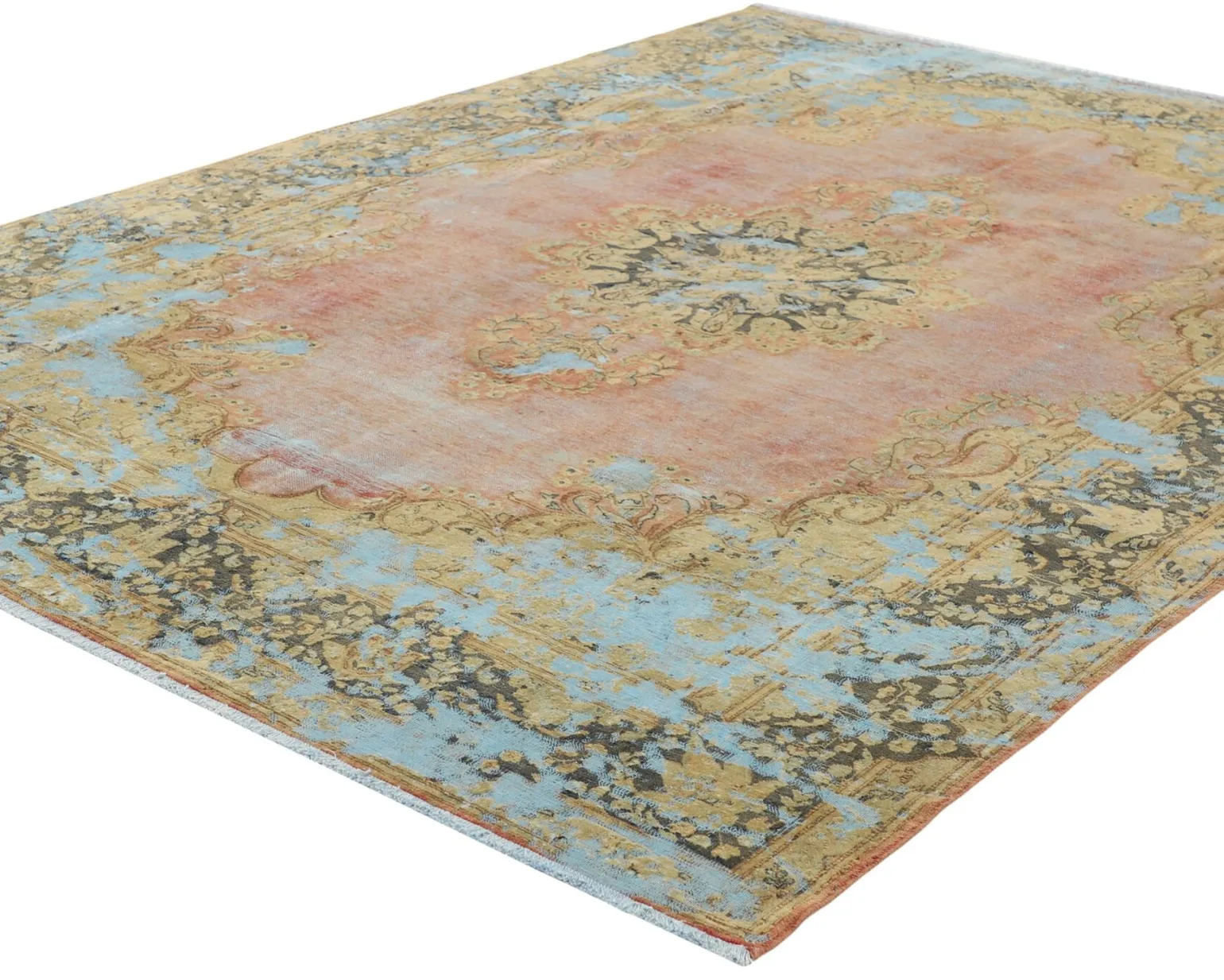 Vintage Kerman Fine orientalisk matta 215 x 306 cm