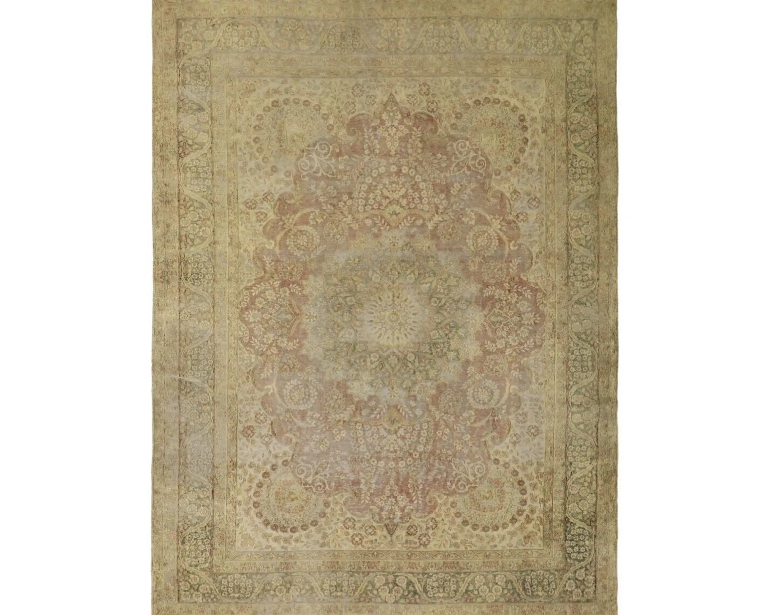 Vintage Kerman Fine orientalisk matta 296 x 396 cm