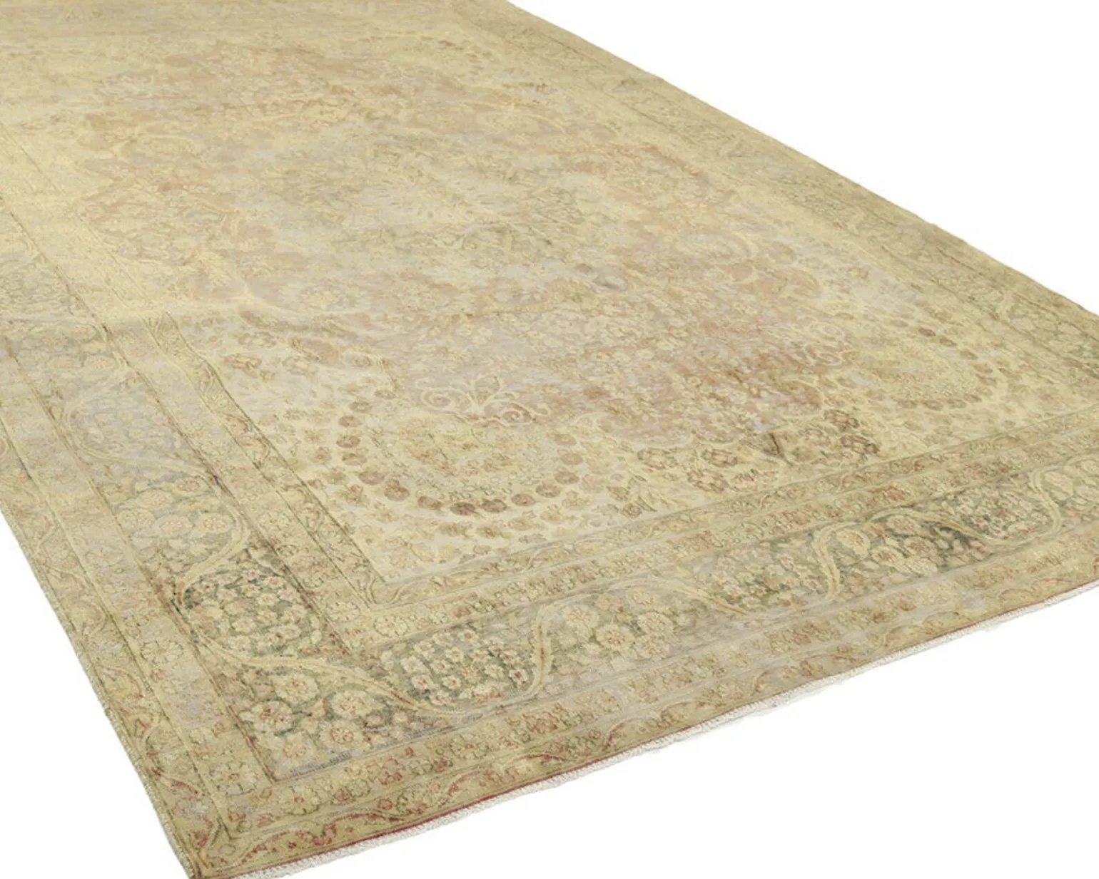 Vintage Kerman Fine orientalisk matta 296 x 396 cm