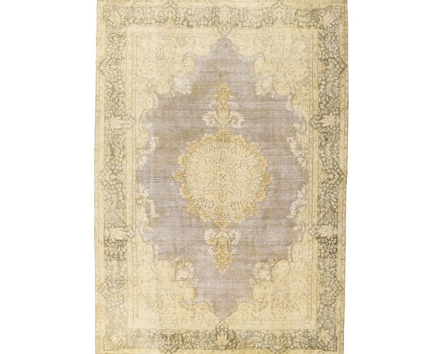 Vintage Kerman orientalisk matta 224 x 319 cm