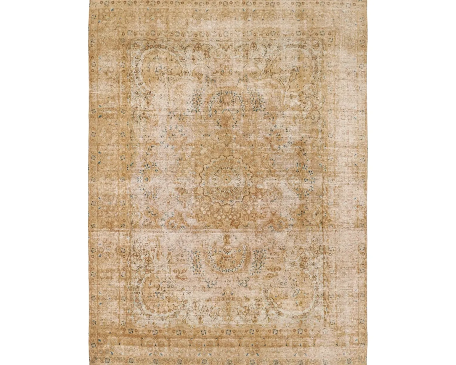 Vintage Kerman orientalisk matta 302 x 397 cm