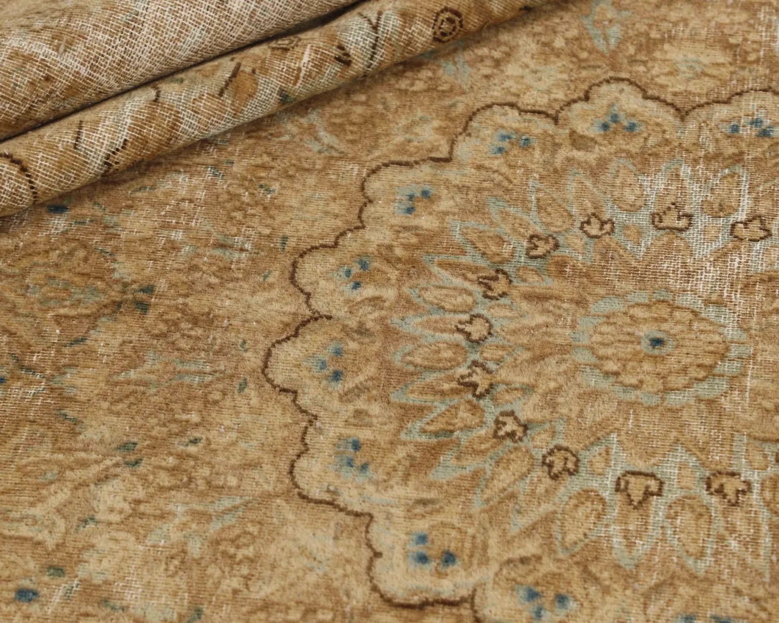Vintage Kerman orientalisk matta 302 x 397 cm