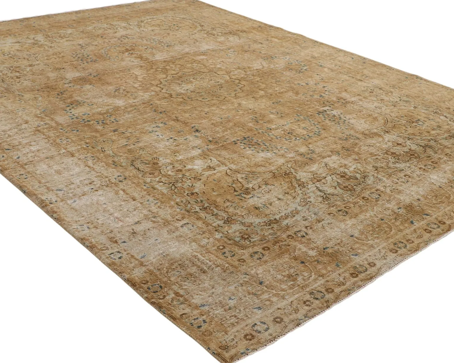 Vintage Kerman orientalisk matta 302 x 397 cm