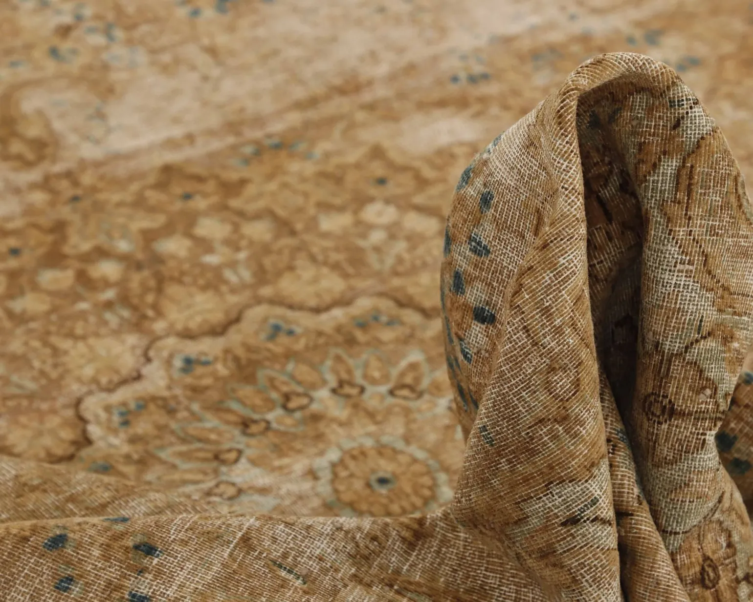 Vintage Kerman orientalisk matta 302 x 397 cm