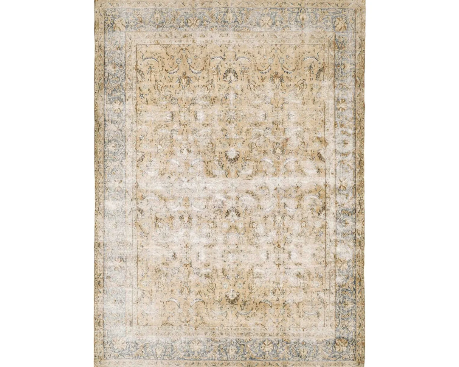 Vintage Kerman orientalisk matta 293 x 403 cm