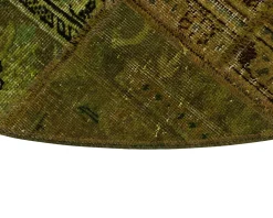 Vintage Patchwork orientalisk matta ø 200 cm