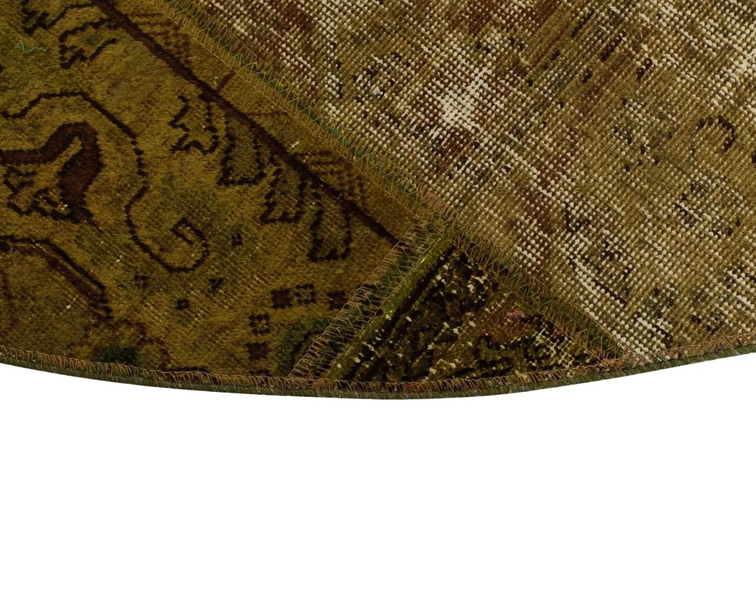 Vintage Patchwork orientalisk matta ø 250 cm