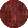 Vintage Patchwork orientalisk matta ø 150 cm