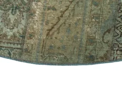 Vintage Patchwork orientalisk matta ø 200 cm