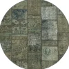 Vintage Patchwork orientalisk matta ø 150 cm