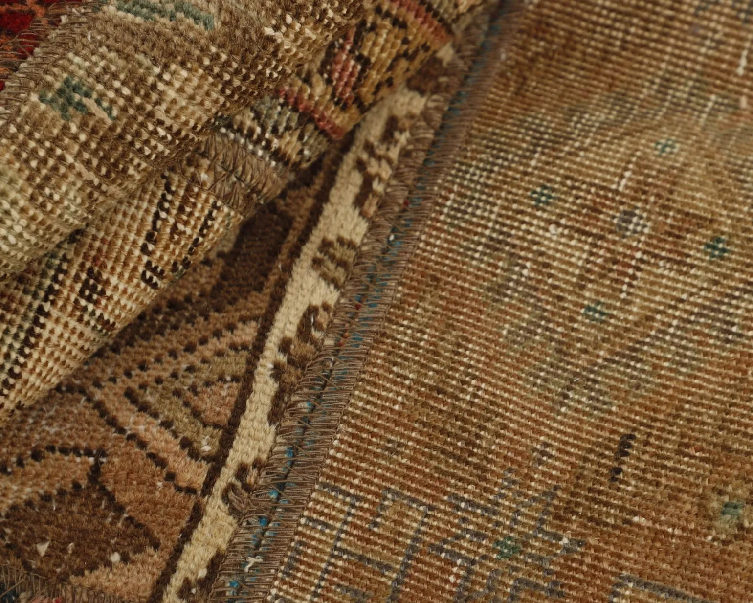 Vintage Patchwork orientalisk matta ø 200 cm