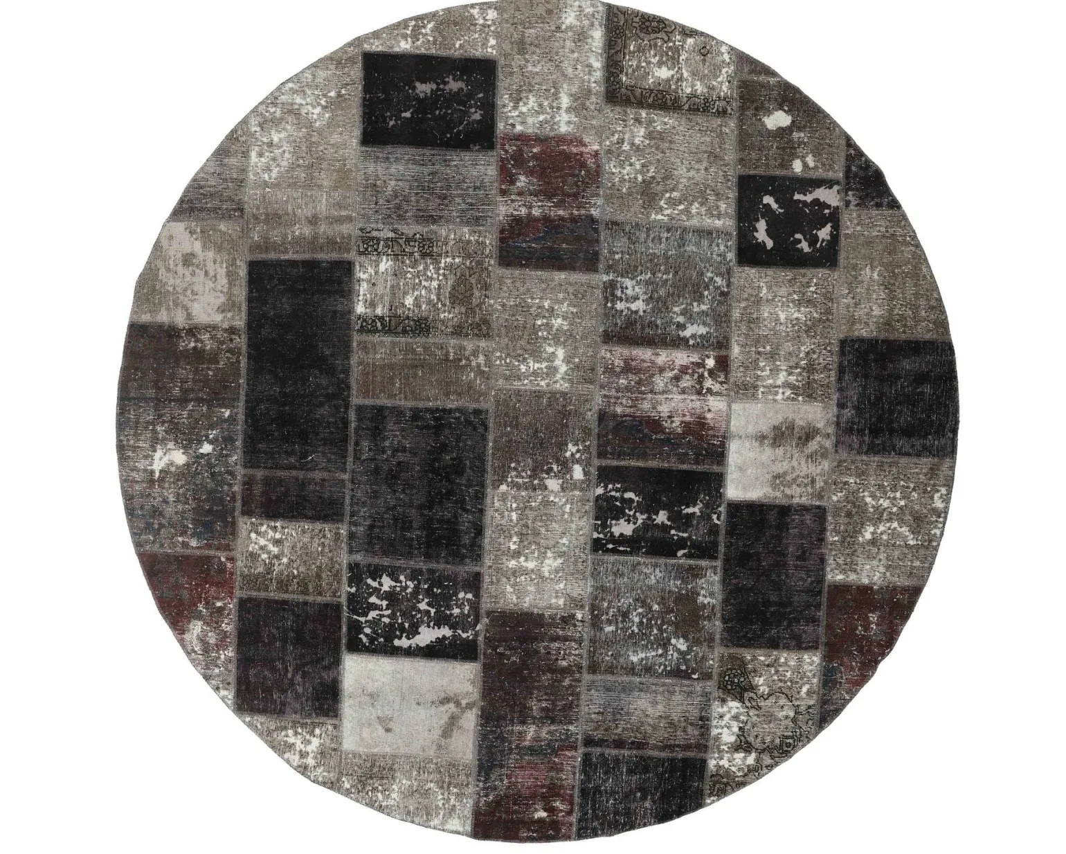 Vintage Patchwork orientalisk matta ø 300 cm